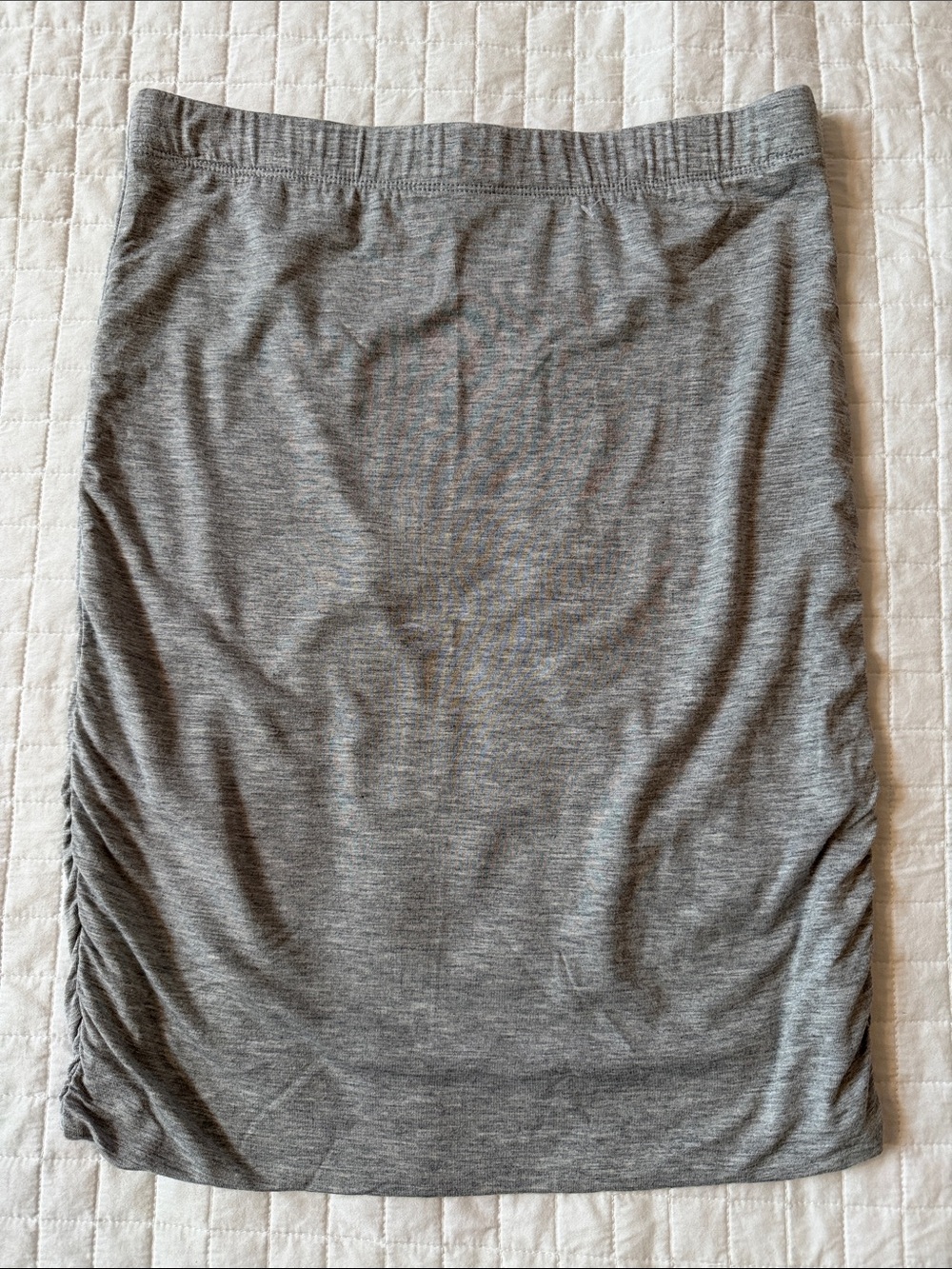Victoria's Secret Gray Pencil Skirt with Side Ruching